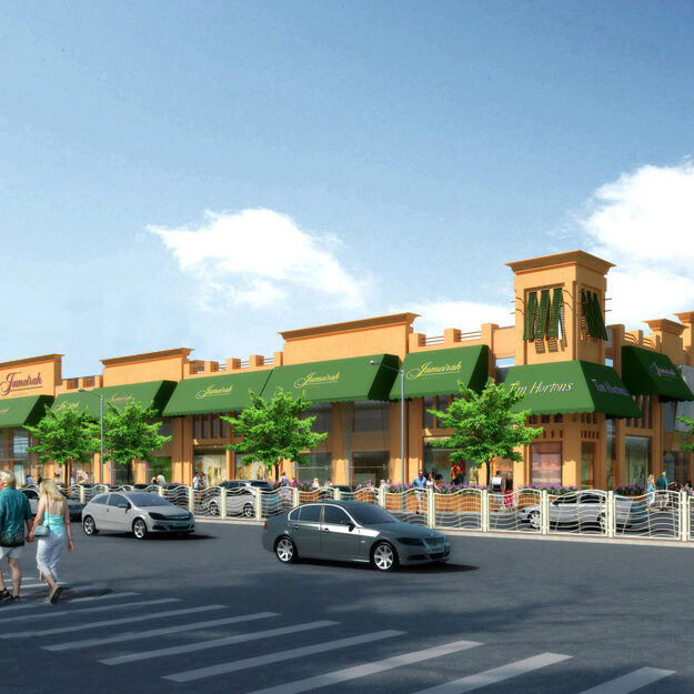 Commercial Street Plaza Front Rendering